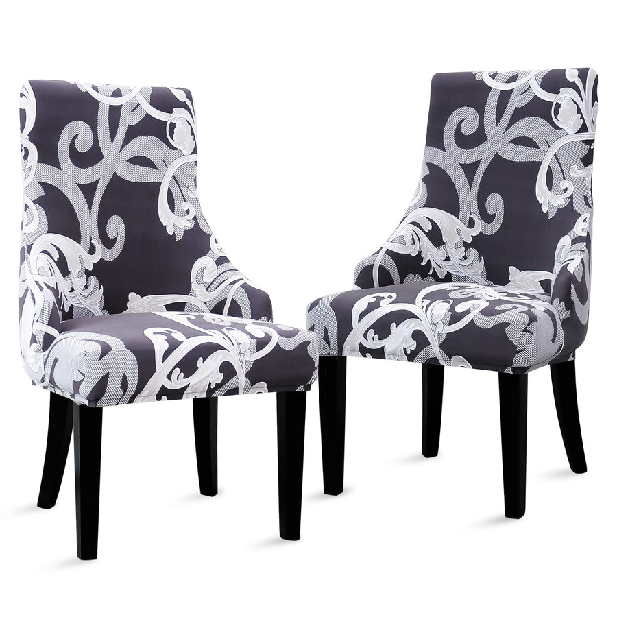 Liykimt Stretch Wingback Side Chair Slipcover-Accent Ch