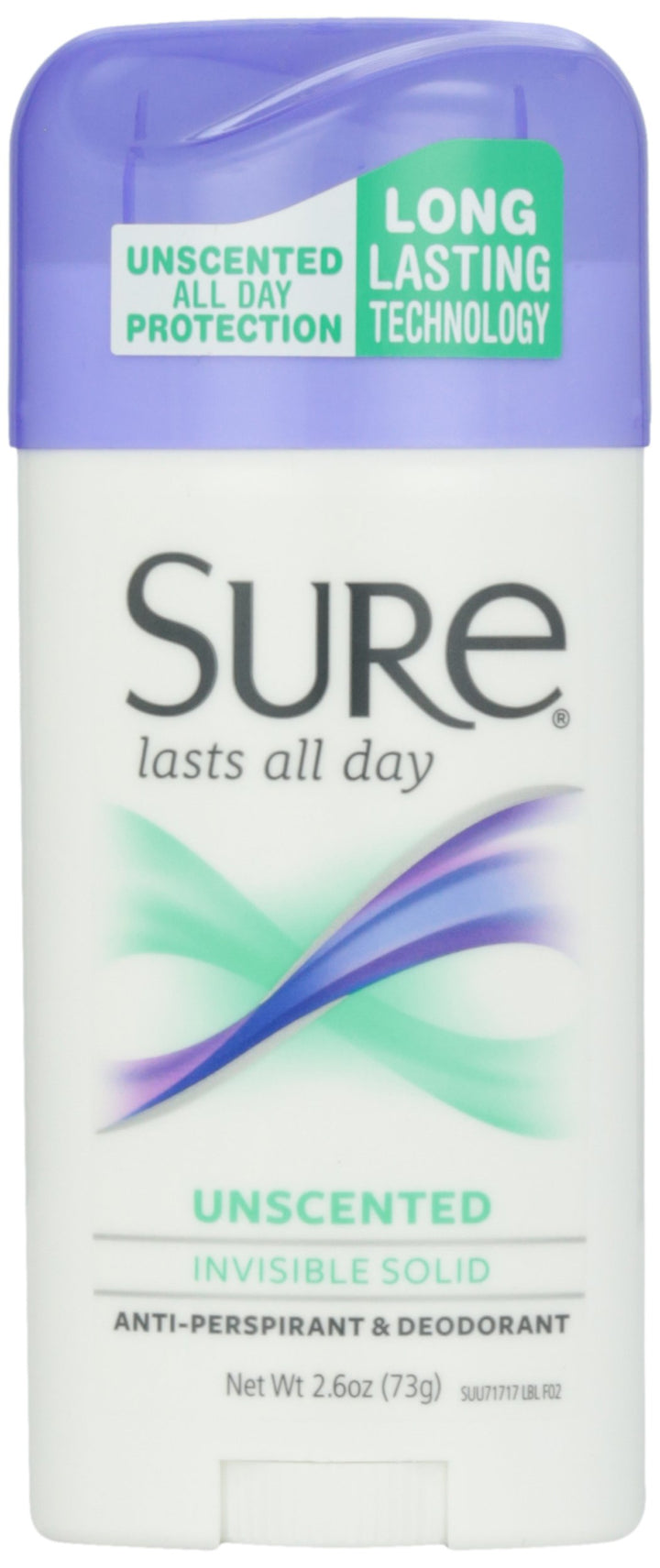 Invisible Solid Anti-Perspirant &amp; Deodorant For Men, Unscented, 73G