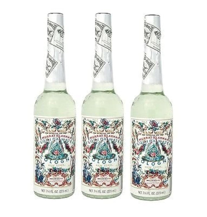 Lanman &amp; Kemp Authentic Real Florida Water Cologne Three 3 Plastic Bottles - Florida Water Cologne 7.5 Oz