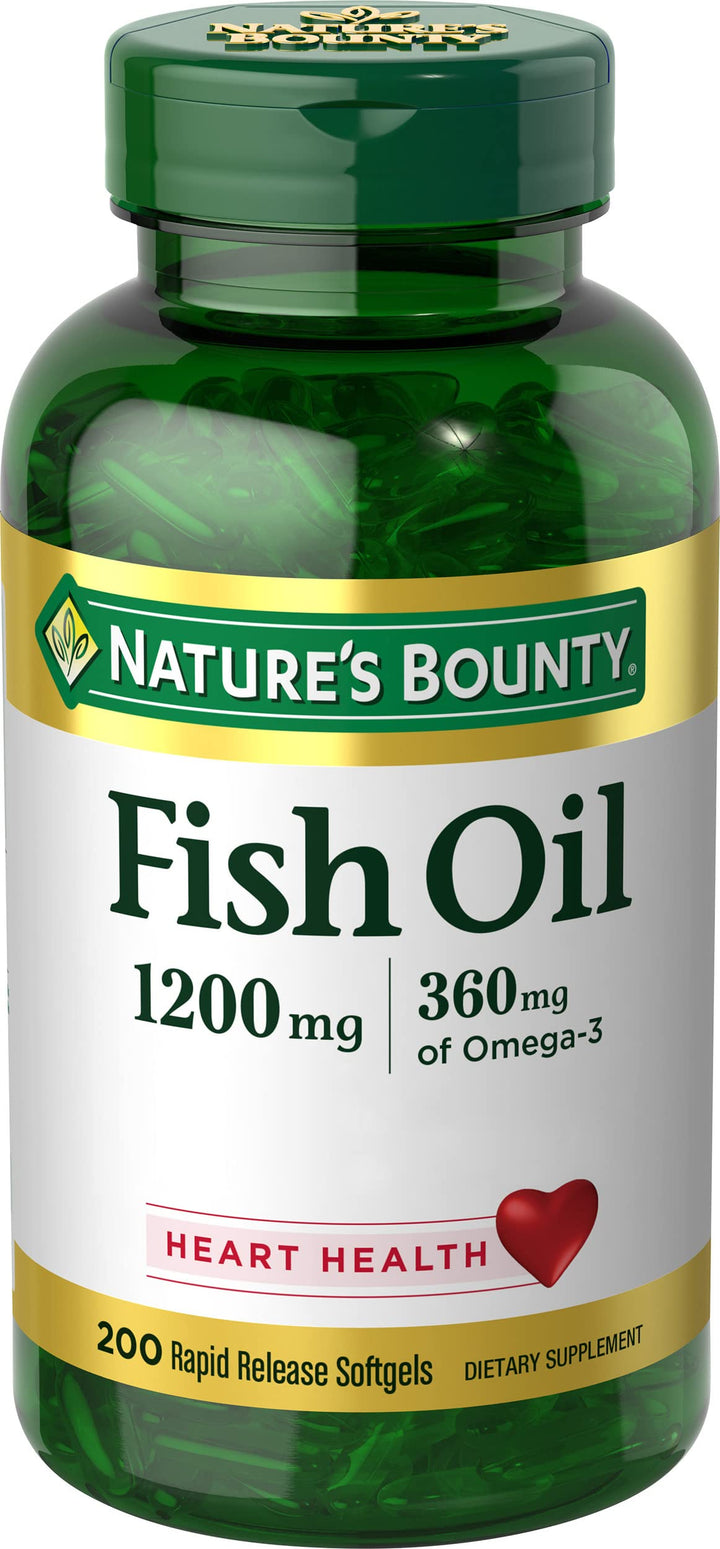 Nature&#39;s Bounty Fish Oil, Supports Heart Health
