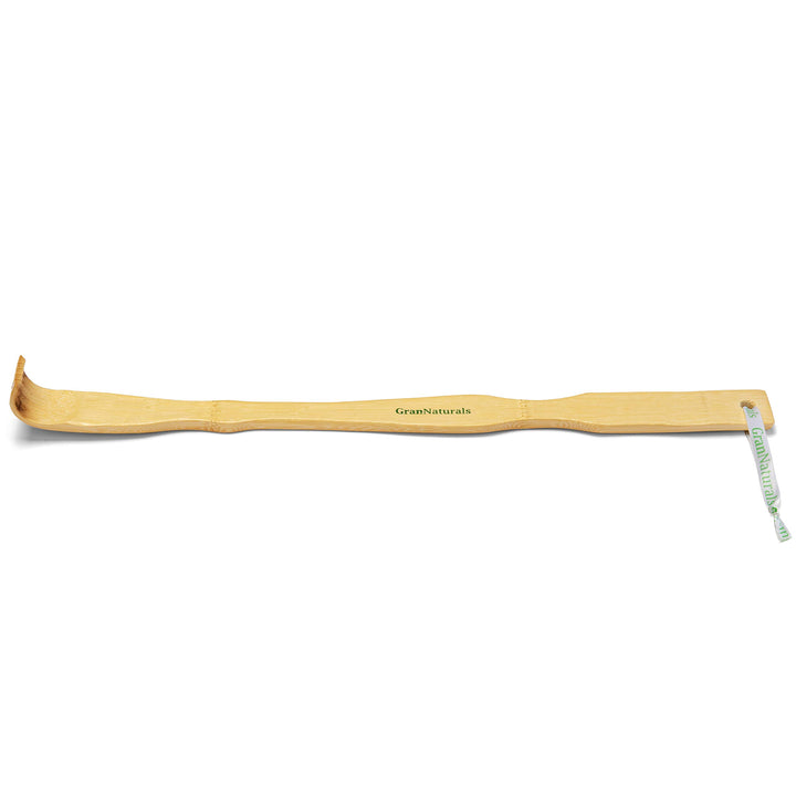 GranNaturals Bamboo Back Scratcher - Long Wooden Claw for Scratching Hard-to-Reach Itchy Spot - Lightweight Therapeutic Massage & Relaxation Scratch Tool - Strong & Heavy-Duty Handle with Hang Loop