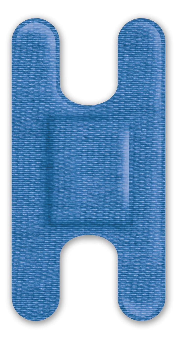 Curad Knuckle, Woven Blue Detectable Bandage, 100-Count