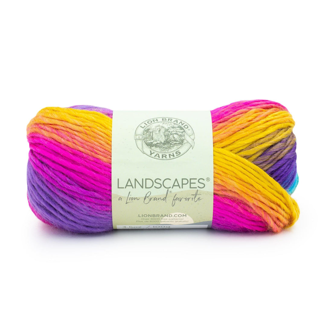 Landscapes Yarn, Multicolor Yarn for Knitting, Crocheting Yarn, 1-Pack, Boardwalk