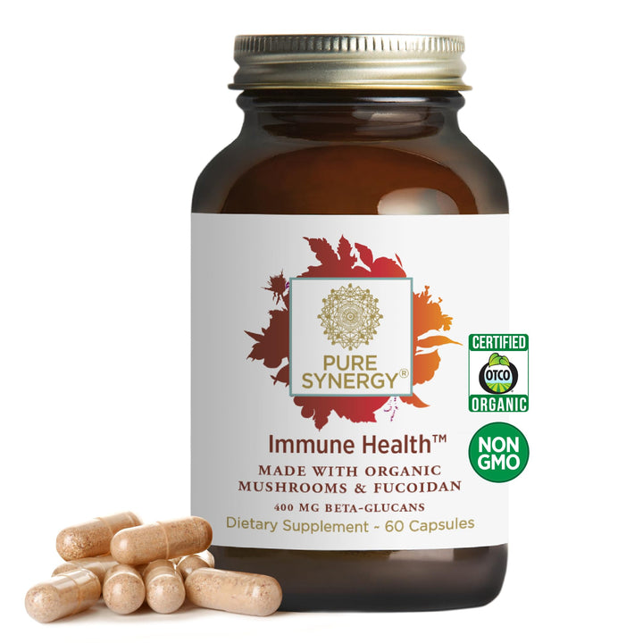Immune Health | Immune Support Mushroom Supplement | Astragalus and Beta-Glucan Extracts with Organic Functional Mushroom Extracts | for Year-Round Support (60 Capsules)