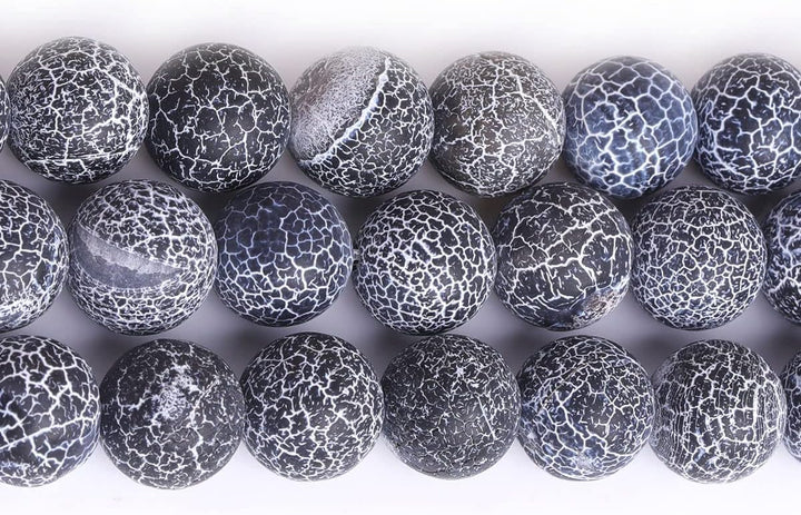 45pcs 8mm Yellow Frosted Agate Beads Unpolished Cracked Matte Round Loose Gemstone Beads for Jewelry Making DIY Bracelet Necklace