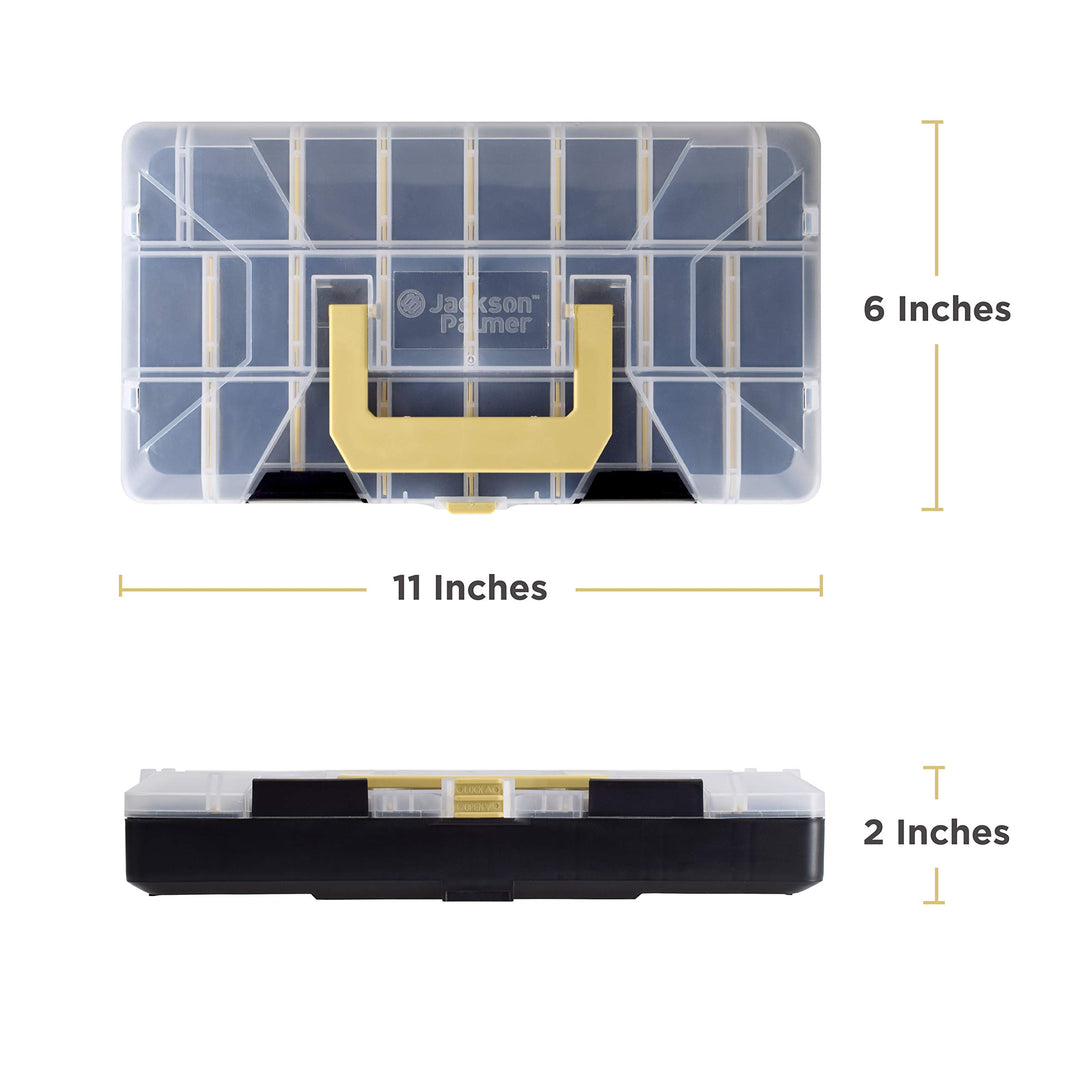 Hardware Assortment Bin - Durable, Stackable, and Customizable Multi-Use Organizer (1 Bin)