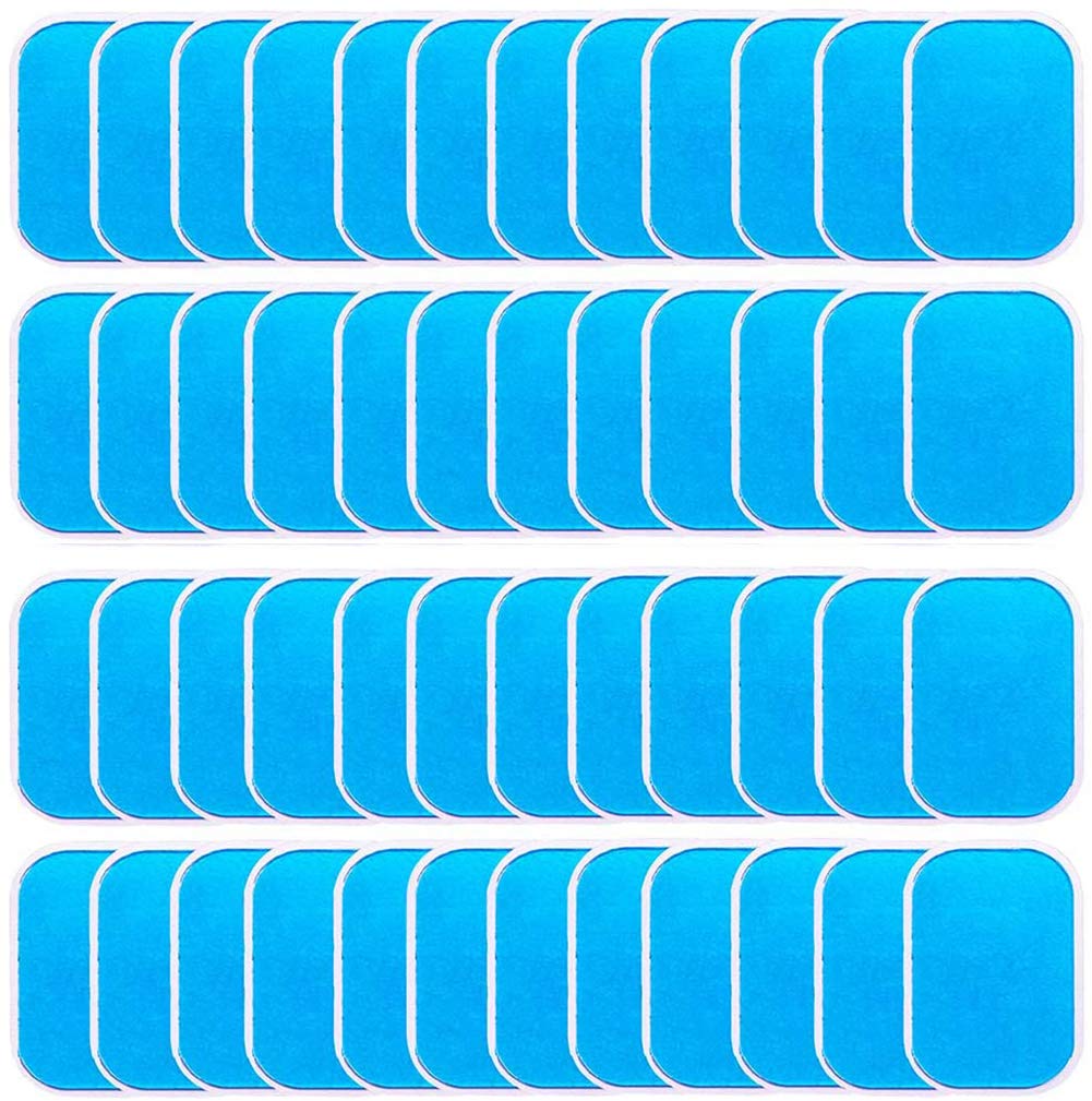 50 Pcs/25 Packs Pads Abs Trainer Replacement Gel Sheet for Abdominal Muscle Trainer, Accessory for Ab Workout Toning Belt.