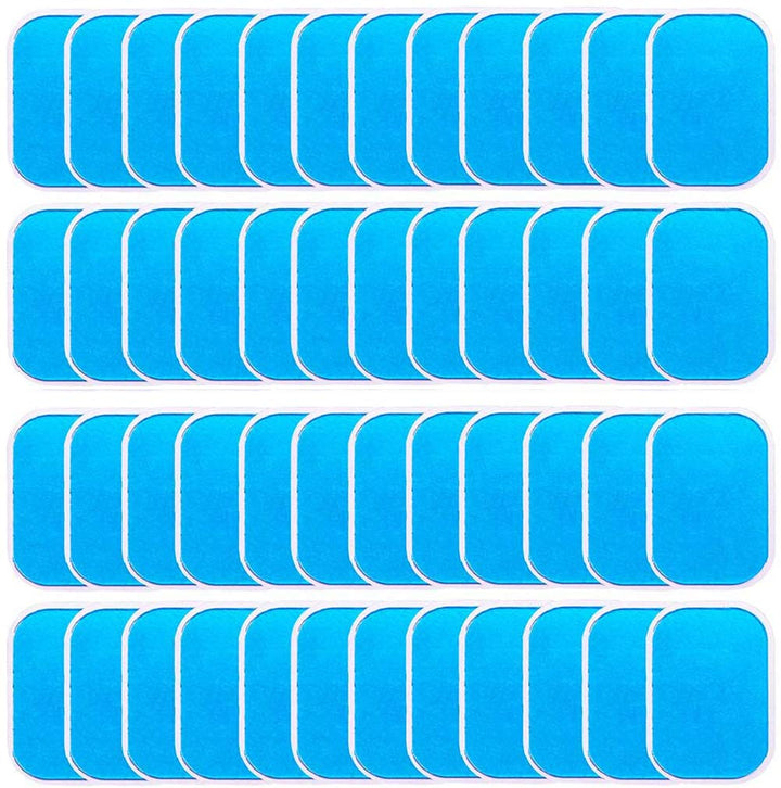 50 Pcs/25 Packs Pads Abs Trainer Replacement Gel Sheet for Abdominal Muscle Trainer, Accessory for Ab Workout Toning Belt.