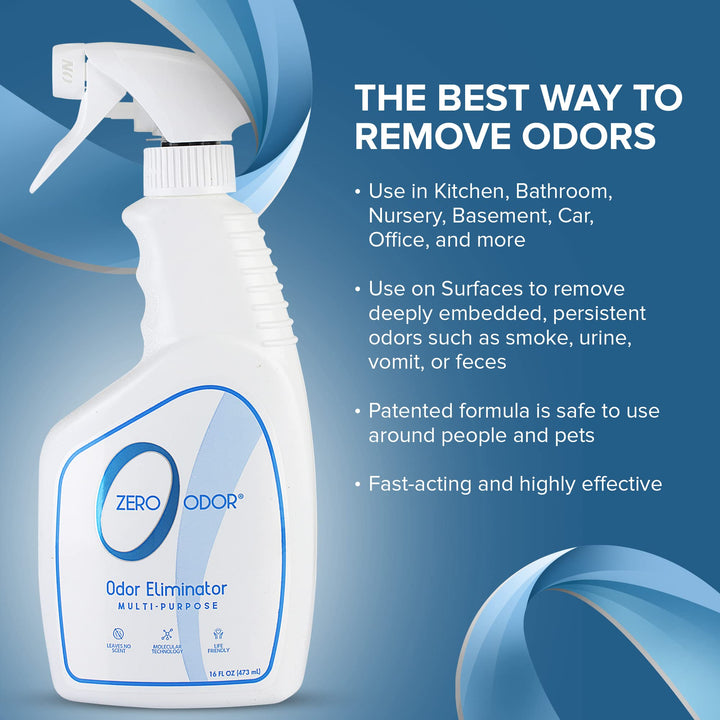 - Multi-Purpose Strong Odor Eliminator for Home, Office, Car, Bathroom, Hotel, Room Deodorizer, and Odor Neutralizer, 16oz