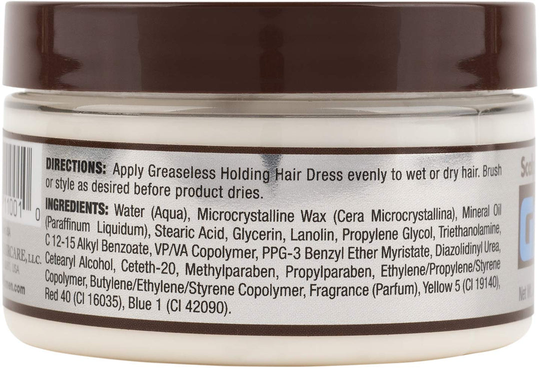 Greaseless Holding Hair Dress, 3.4 Ounce