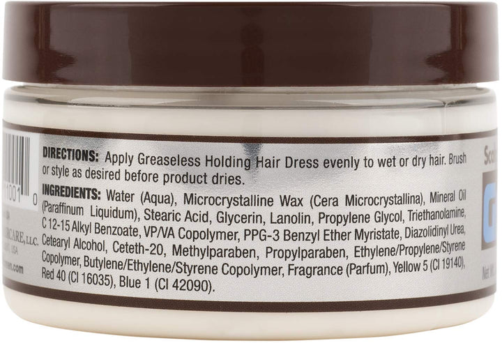 Greaseless Holding Hair Dress, 3.4 Ounce