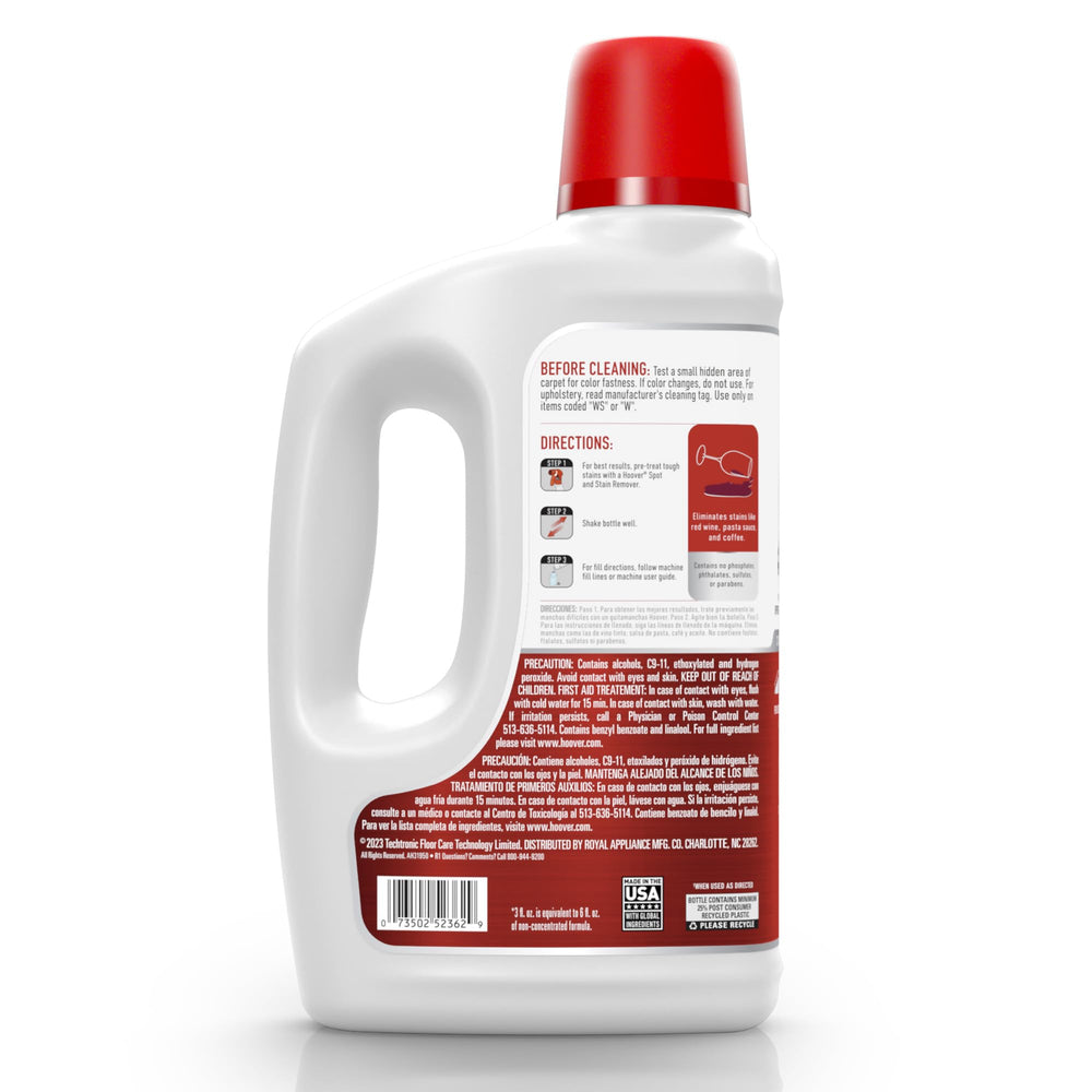 Hoover Oxy Carpet Cleaner Solution, 50 oz., Ocean Breez