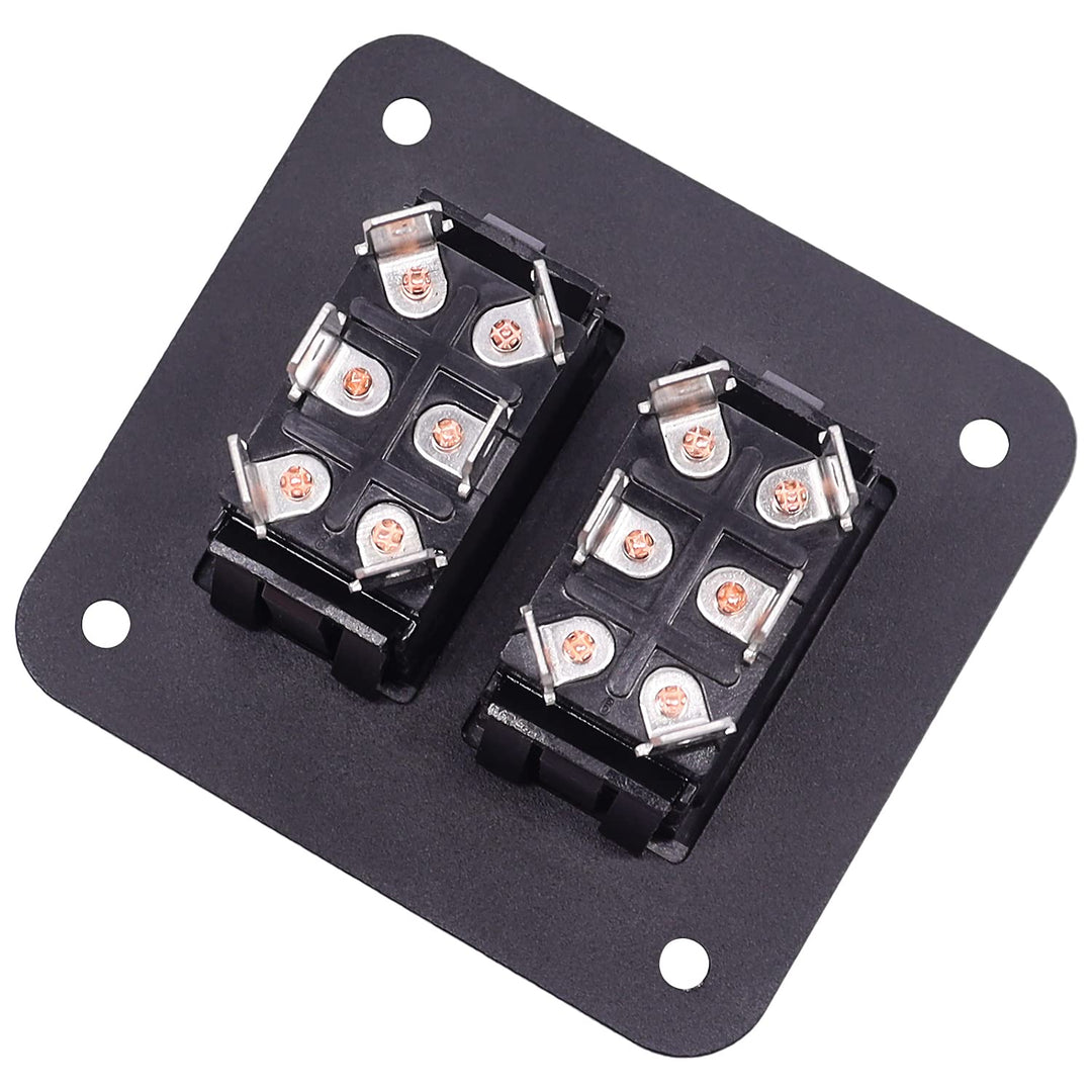 TWTADE 2 Pcs Momentary Polarity Reverse Rocker Toggle S