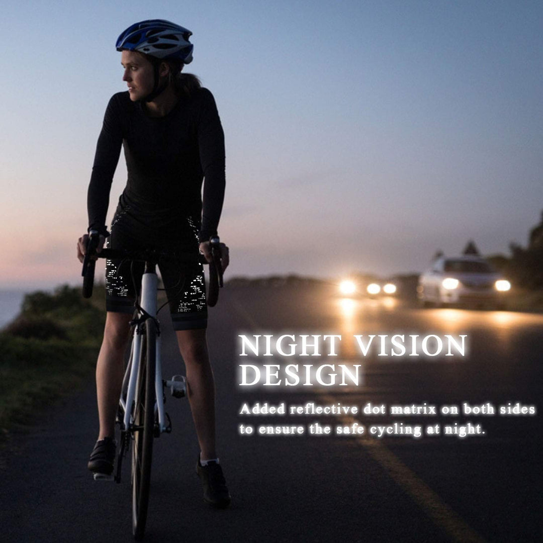 Womens Bike Shorts 4D Gel Pading Cycling Spinning Biker