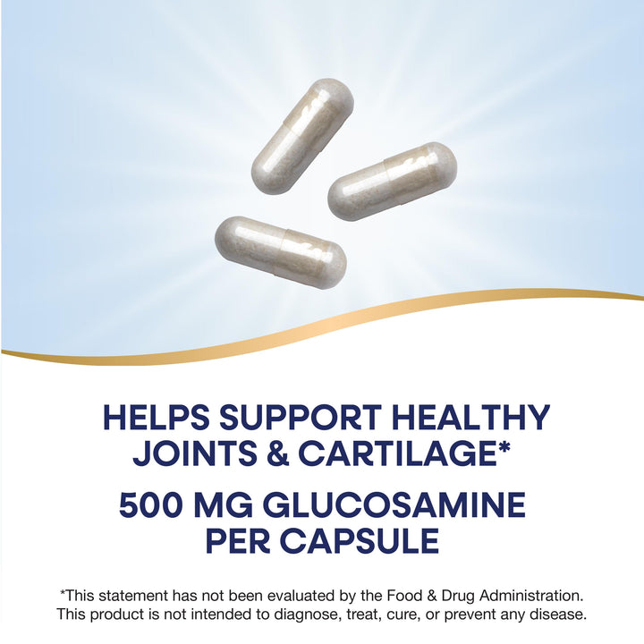 Nature&#39;s Way GS-500 Glucosamine Sulfate, Joint Health Support Supplement*, 240 Capsules