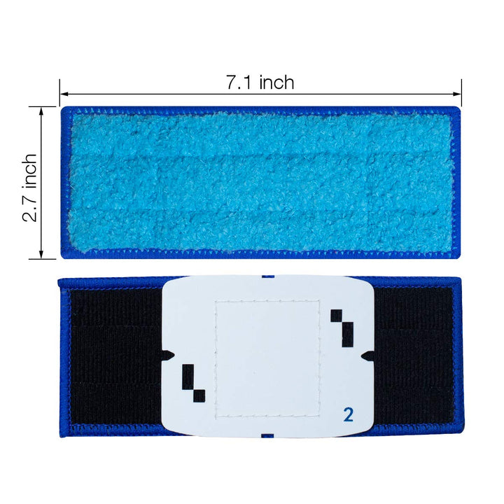 BESKIT 5 Pack Washable Wet Mopping Pads for Braava Jet 