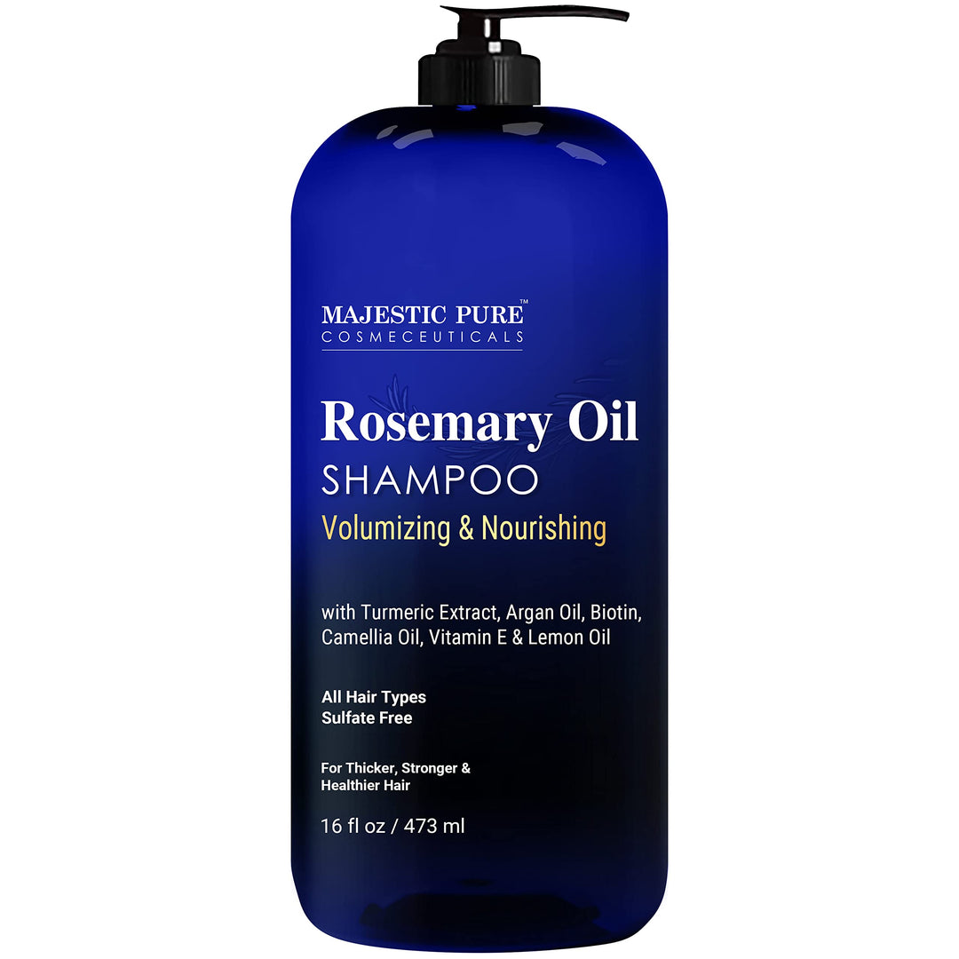 Rosemary Oil Shampoo for Hair Growth - Volumizing &amp; Nourishing Shampoo - with Vitamin E &amp; Argan Oil - Sulfate Free, for Men &amp; Women - 16 fl oz