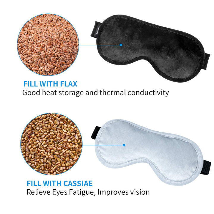 Heated Eye Mask (2-Packs), TOPOINT Moist Warm Eye Compr