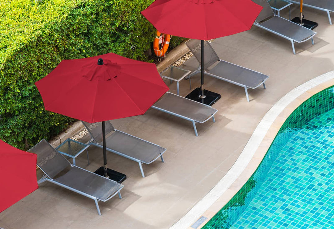 MASTERCANOPY Patio Umbrella 9 ft Replacement Canopy for