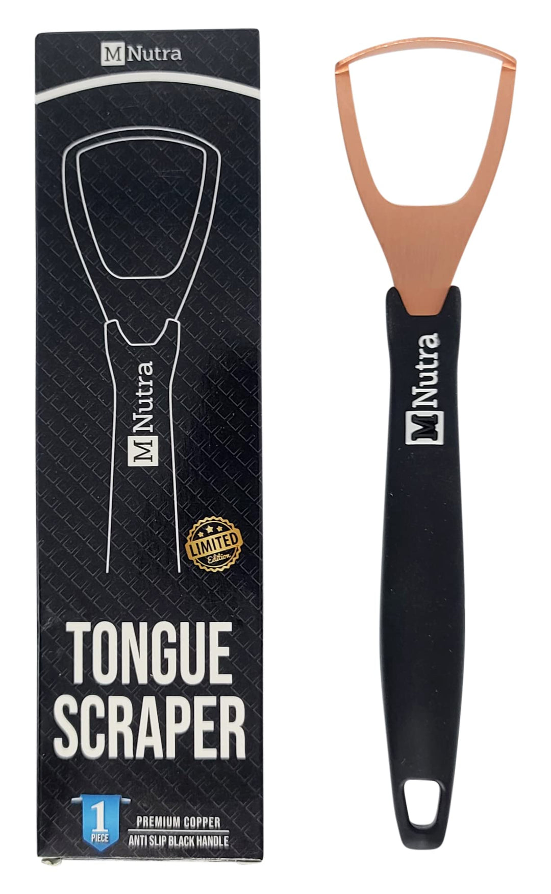 Tongue Scraper - Dental Hygiene Tool, Stainless Steel -