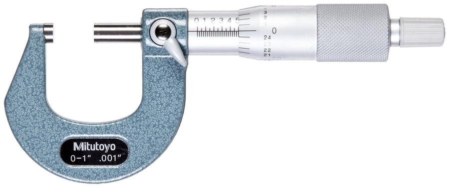Mitutoyo 103-259 Outside Micrometer, Baked-enamel Finis