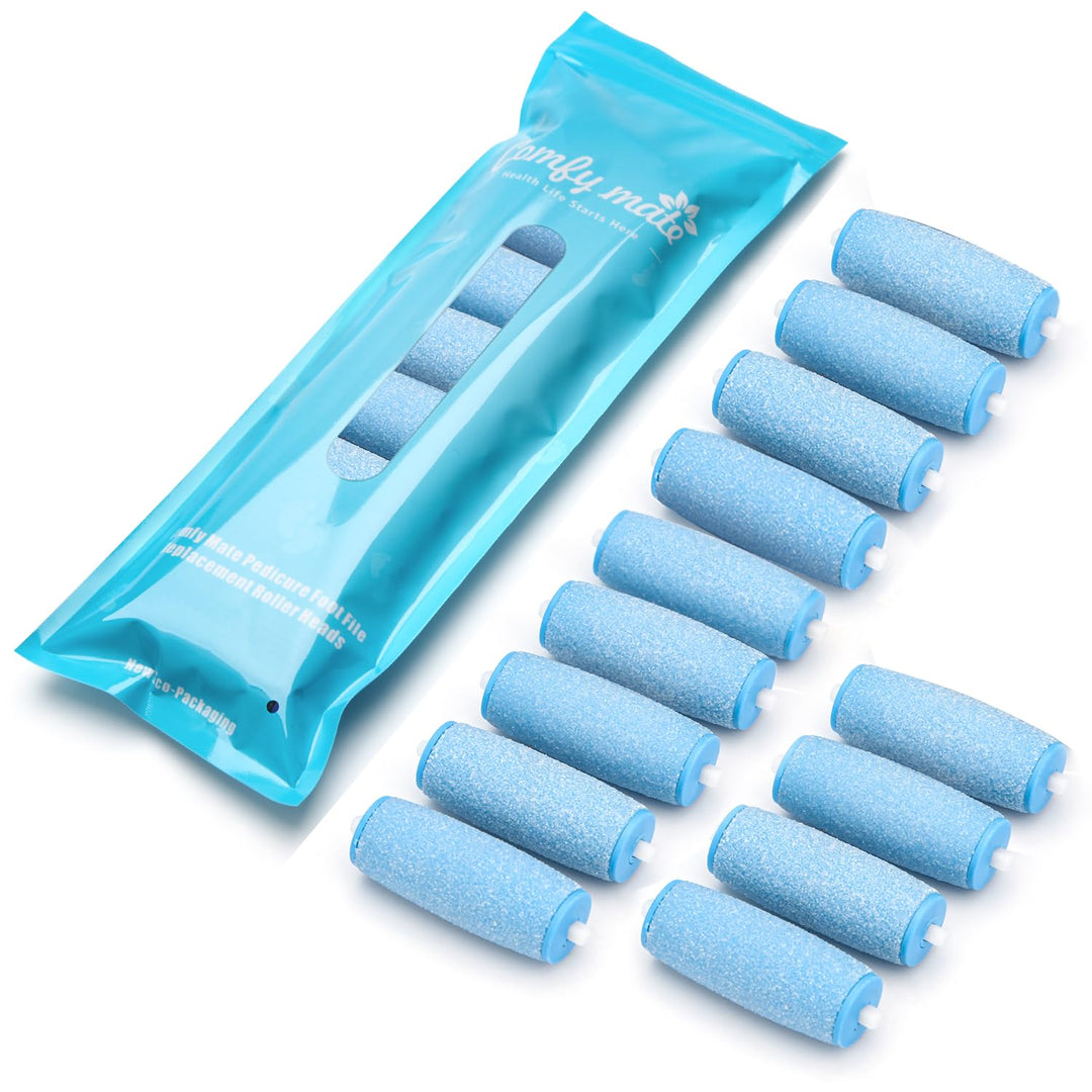 5 Extra Coarse for WET AND DRY : 5 Extra Coarse Replacement Roller Refill Heads Compatible with Amope Wet &amp; Dry Electronic Foot File (5 Extra Coarse for Wet &amp; Dry)