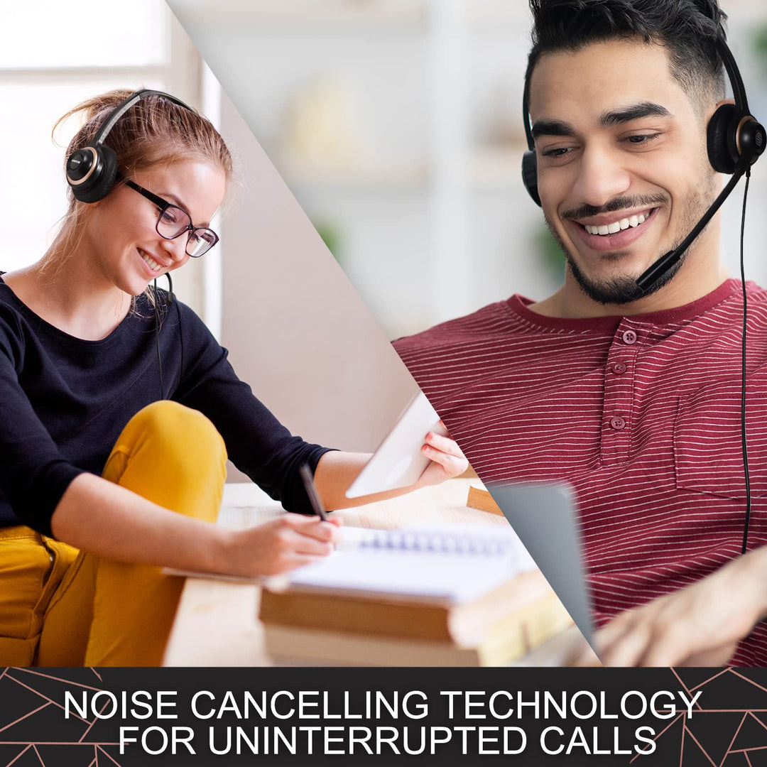 Sonitum Headset with Microphone - Noise Canceling Compu