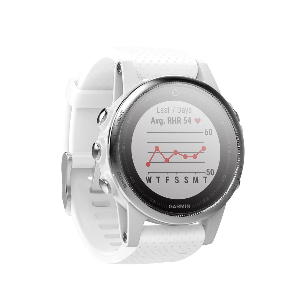 Compatible Fenix 5S Watch Band Fenix 6S Quickfit Soft Silicone Replacement Strap for Fenix 8 43mm/Fenix 5S Plus/Fenix 6S Pro/Fenix 7S/D2 Delta S Smartwatch(Silver Buckle-White)
