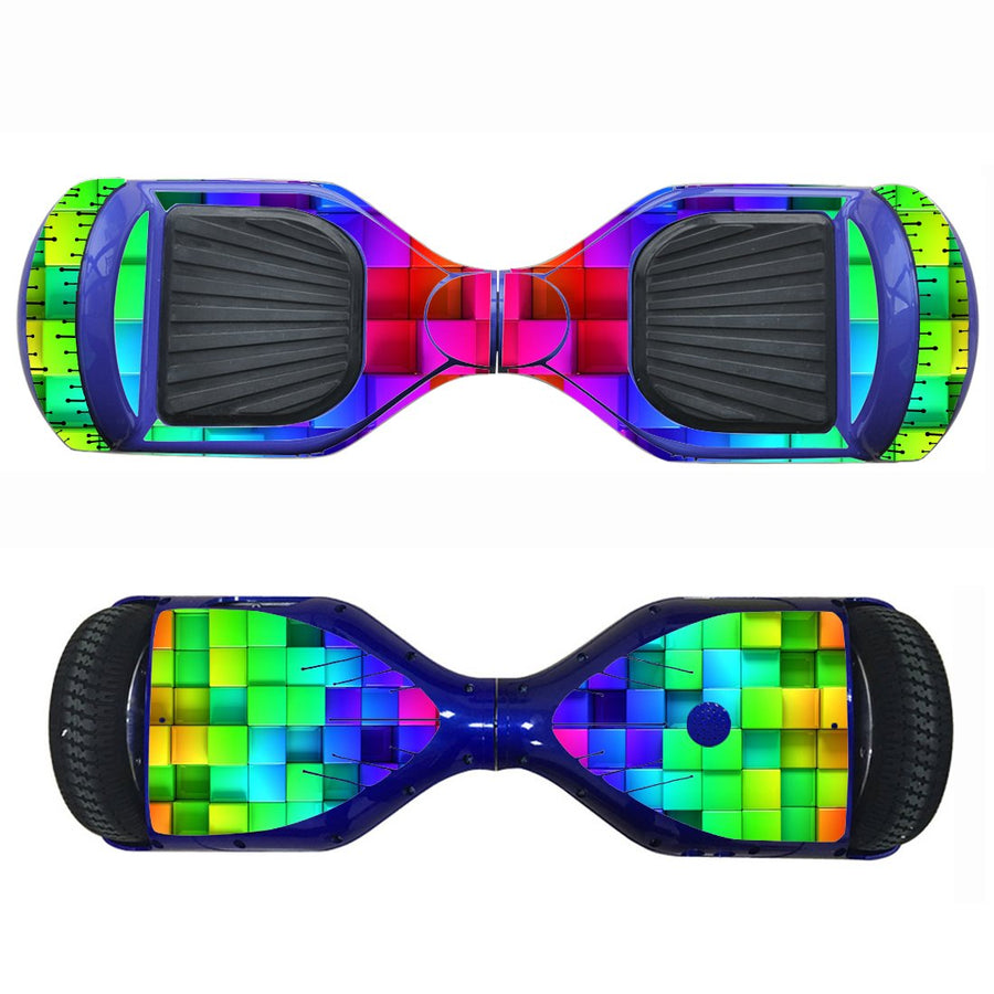 ® Self Balance Two Wheel Balance Board Hover Scooter Sticker Protective Skin Wrap Adhesive Vinyl Decal Cover - Starry Sky