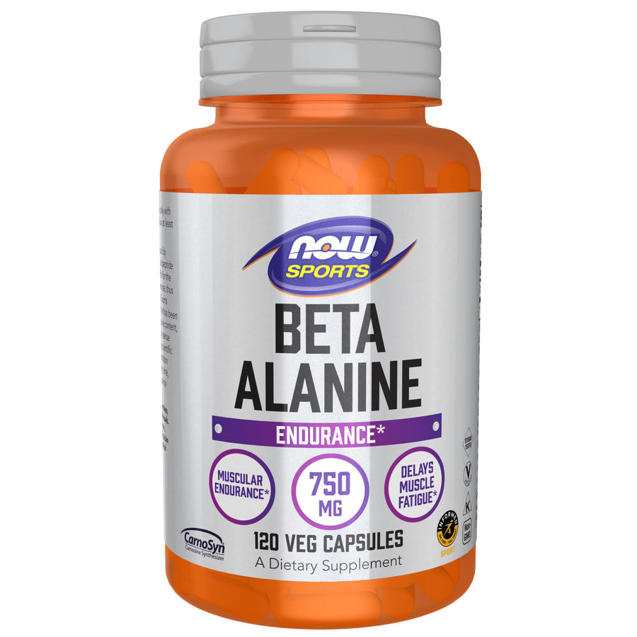 Sports Nutrition, Beta-Alanine 750 mg, Delays Muscle Fatigue*, Endurance*, 120 Veg Capsules