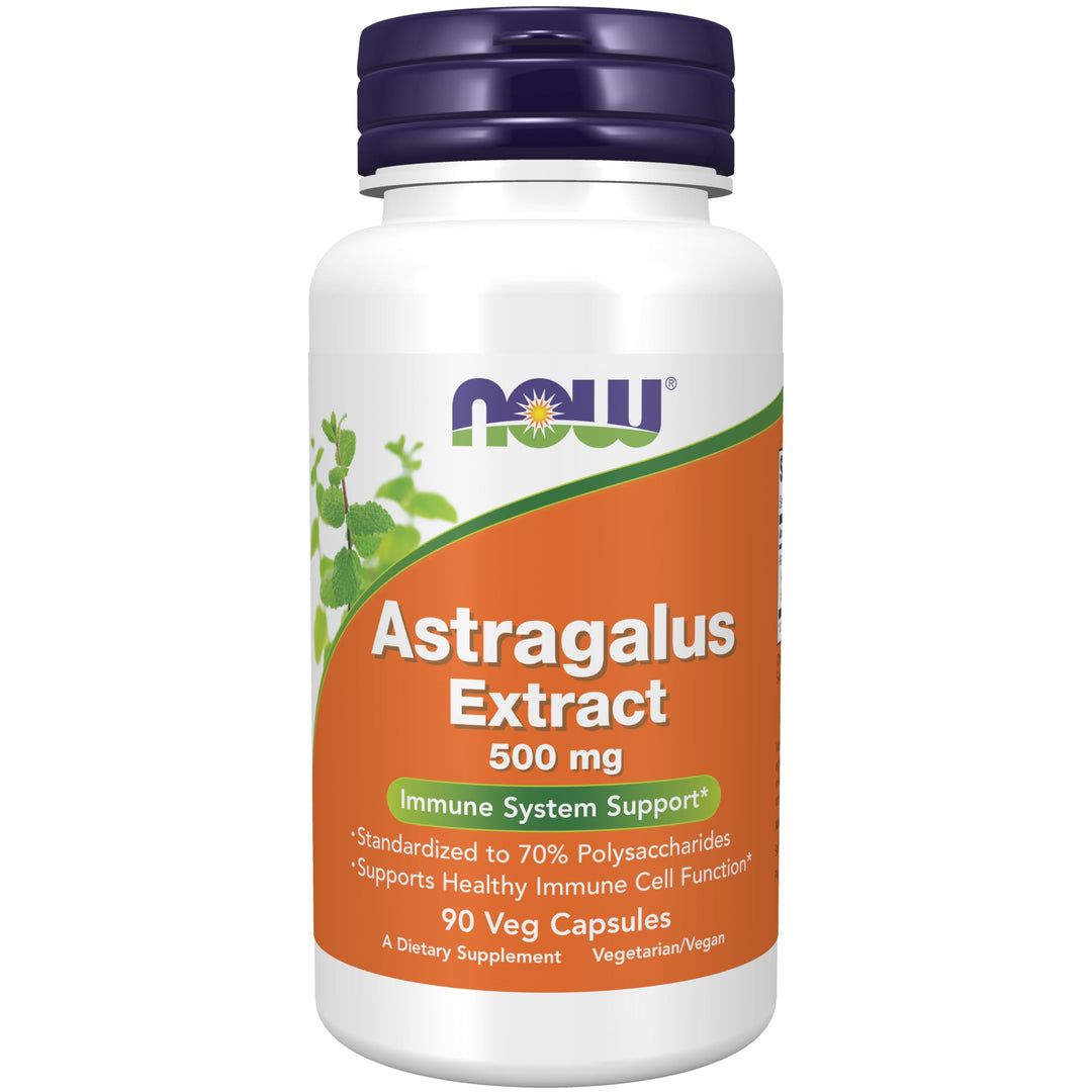 NOW Immune Support Supplements, Astragalus Extract 500 