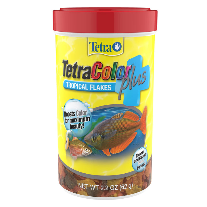 Color PLUS Tropical Flakes with Color Enhancing 2.2 Ounce (Pack of 1)