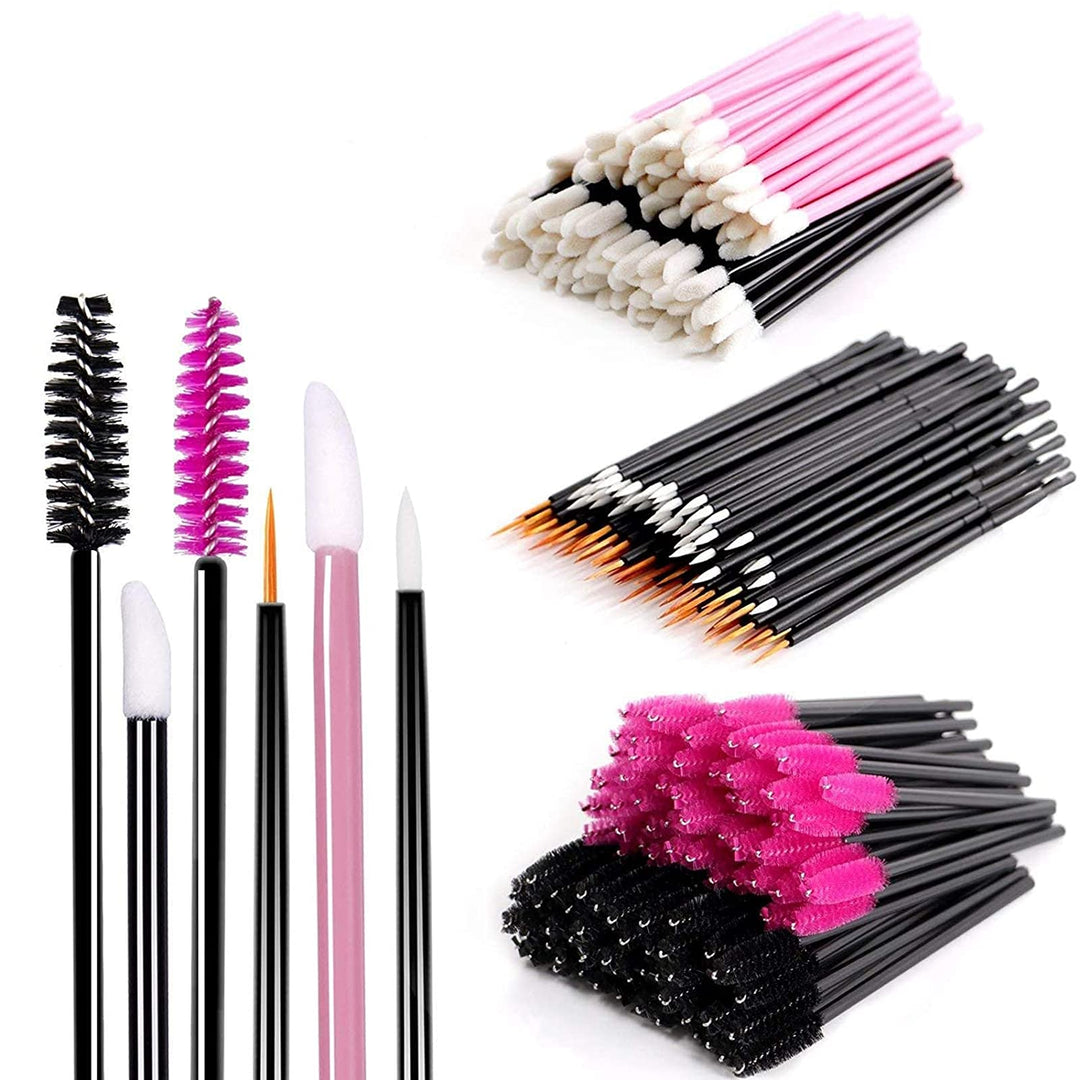 Disposable Mascara Wands Makeup Applicators - Mascara Brushes Lipstick Applicators Eyeliner Brushes 300PCS Makeup Applicators Brushes Tools Kit