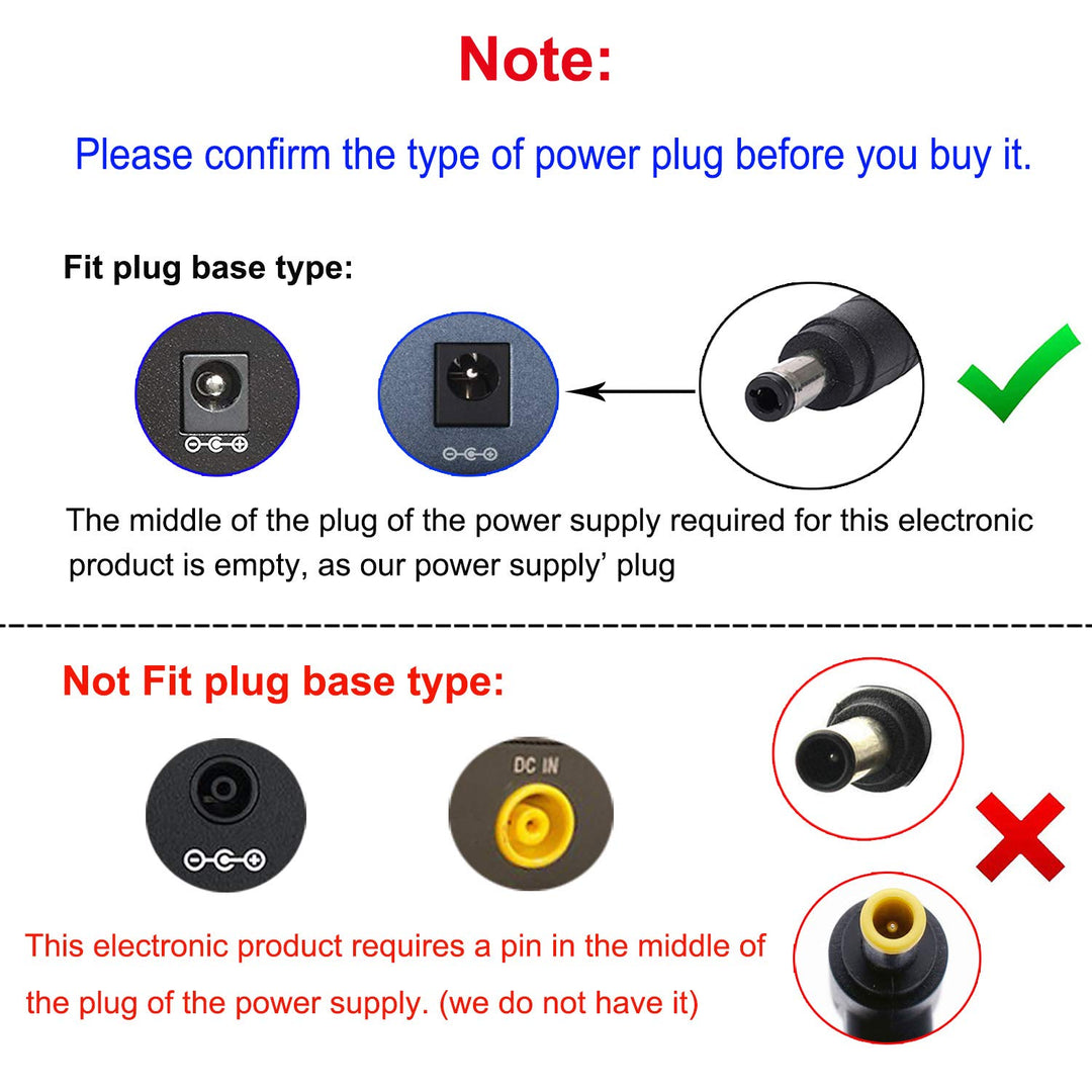 48V Power Adapter Supply for Polycom VVX 411 Power Supply, Polycom IP Phones VVX 300, 301, 310, 311, 400, 401, 410, 500, 501, 511, 600, 601, 611,Avaya Phones 1110, 1120e, 1140e, 1210, 1220, 1230