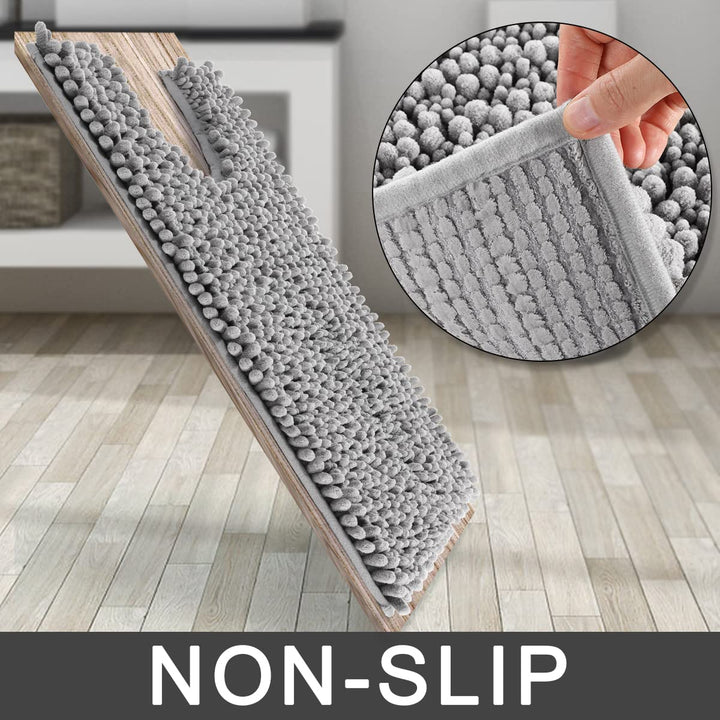 Yimobra Toilet Rugs U Shaped 24x20, Soft Comfortable Ab