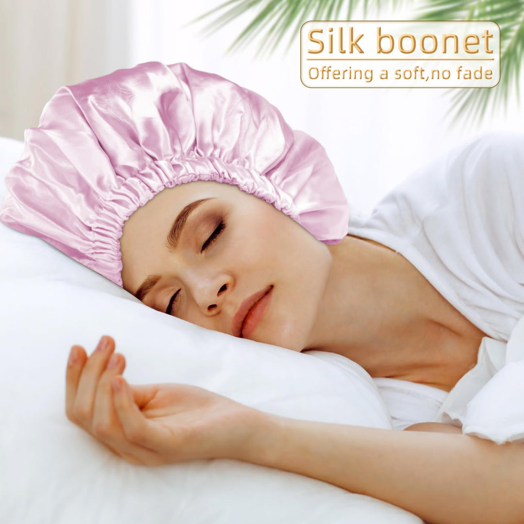 Satin Bonnet Silk Bonnet Hair Bonnet For Sleeping Satin Bonnet For Natural Hair Bonnets For Women Silk Bonnet For Natural Hair