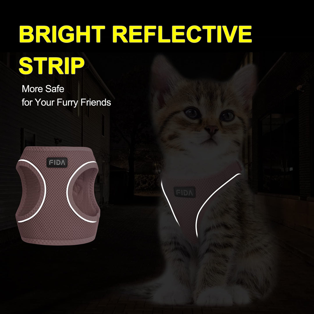 Fida Cat Harness and Leash Set for Walking Kitten and P