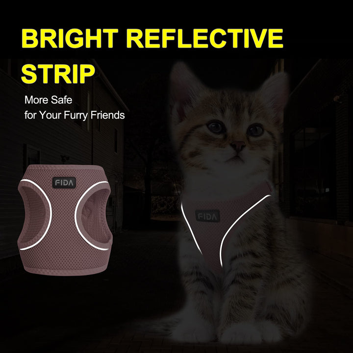 Fida Cat Harness and Leash Set for Walking Kitten and P