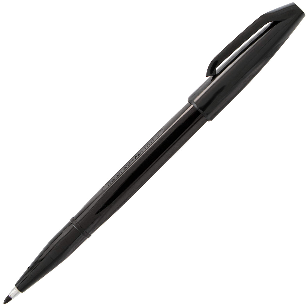 ® Sign Pens®, Fine Point, 2.0 mm, Black Barrel, Black Ink, Pack Of 12 Pens