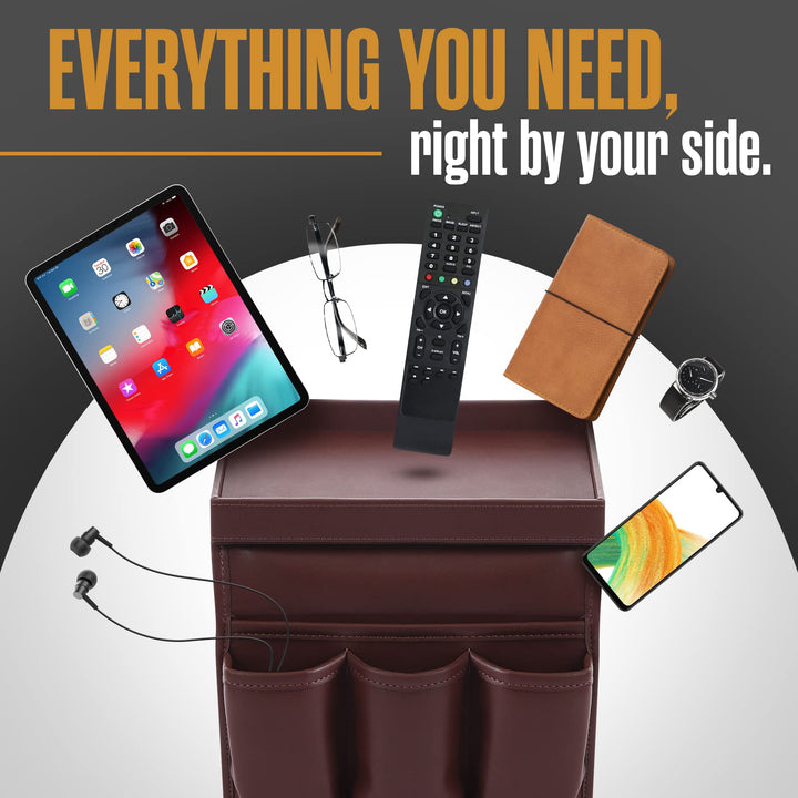 Armchair Caddy, Recliner Accessories, Armrest Organizer