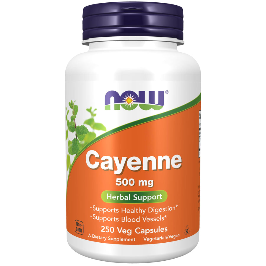 NOW Foods Supplements, Cayenne (Capsicum annuum) 500 mg