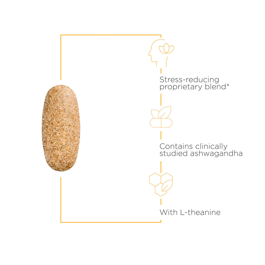 - Cortisol Manager - Supplement with Ashwagandha and L-Theanine - Supports Relaxation &amp; Calm* - 90 Tablets