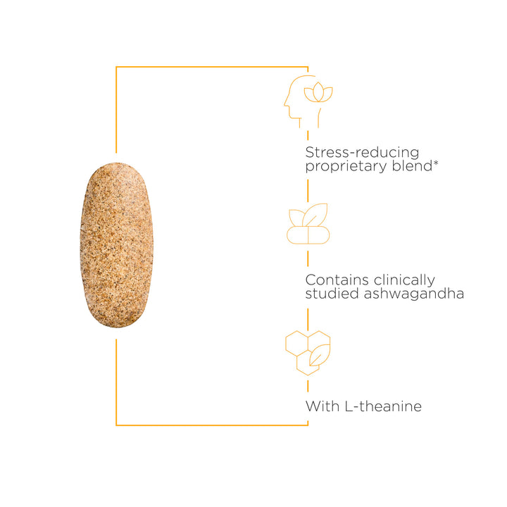 - Cortisol Manager - Supplement with Ashwagandha and L-Theanine - Supports Relaxation &amp; Calm* - 90 Tablets