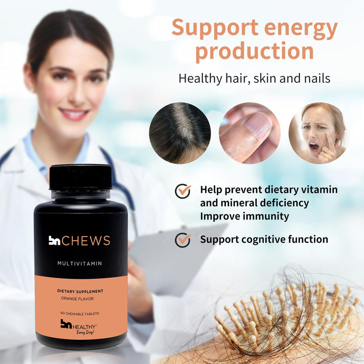 BN Chews Orange - Bariatric Multivitamin Chewable with 