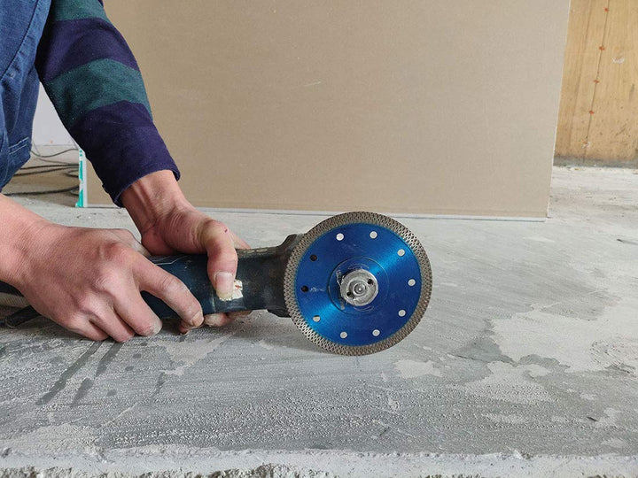 2 Pack 5 Inch Super Thin Diamond Saw Blade for Cutting Porcelain Tiles,Granite Marble Ceramics (5)