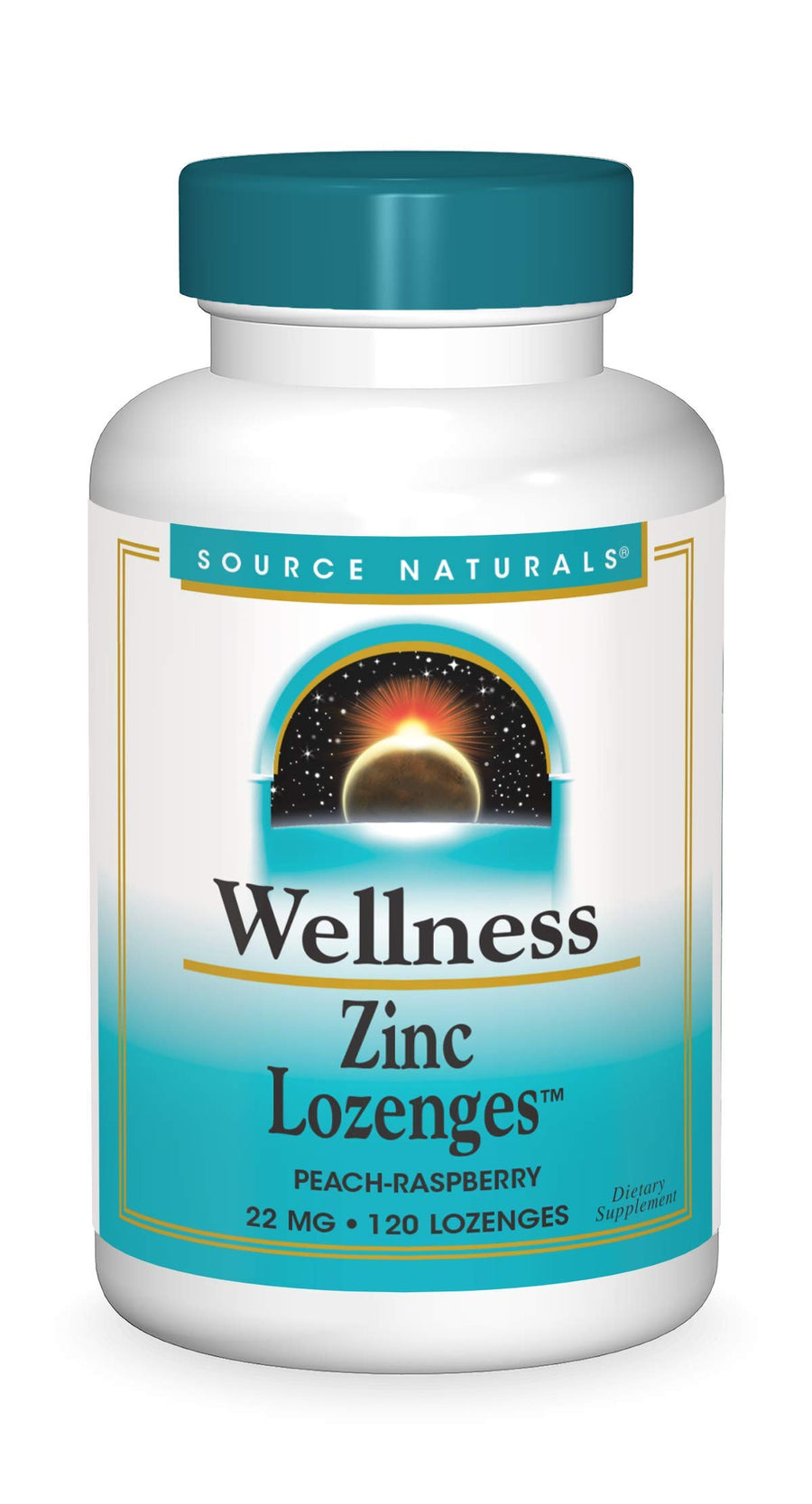 Source Naturals Wellness Zinc Lozenges, Peach-Raspberry