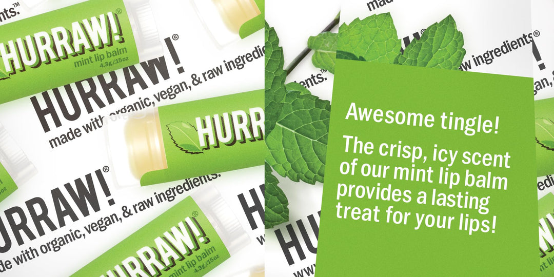 Hurraw! Balm, Mint Lip Balm, .15 oz (4.3 g)
