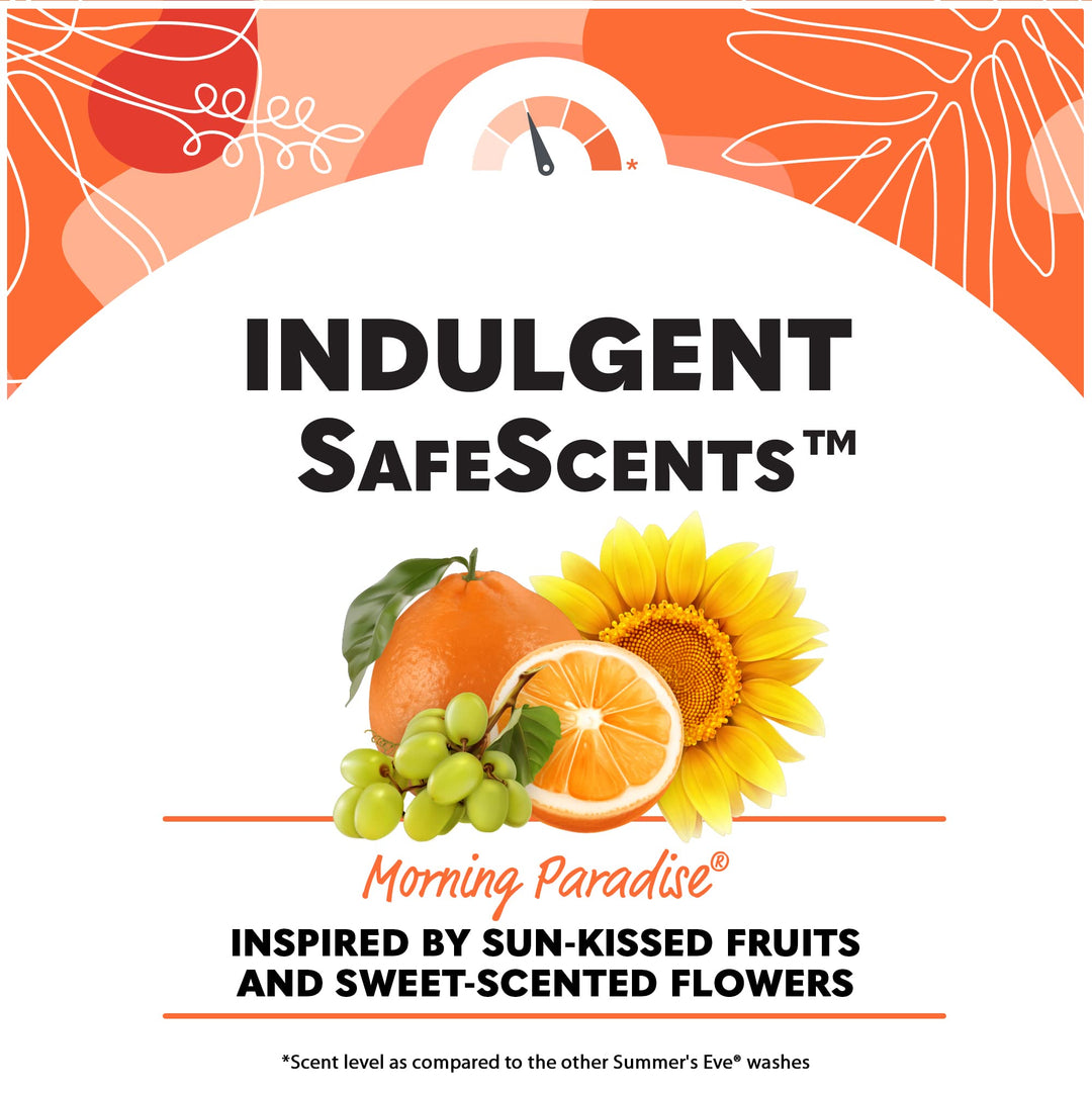 Summer&#39;s Eve Cleansing Wash Morning Paradise, 15 Fluid Ounce