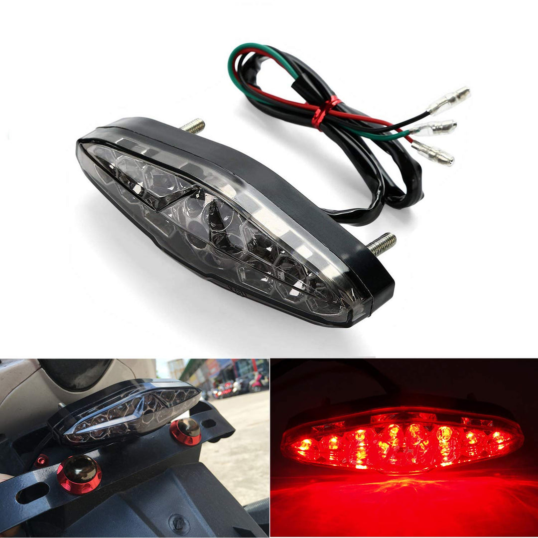 Motorcycle Led Brake Running Tail Light 12V Universal for Quad ATV Dirt Bike Custom Chopper
