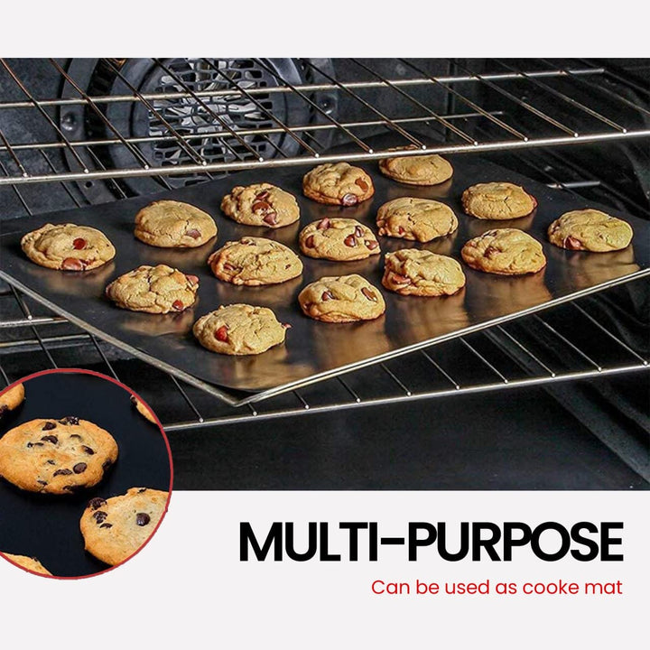 Oven Liners for Bottom of Oven - 100% Reusable Non-Stic